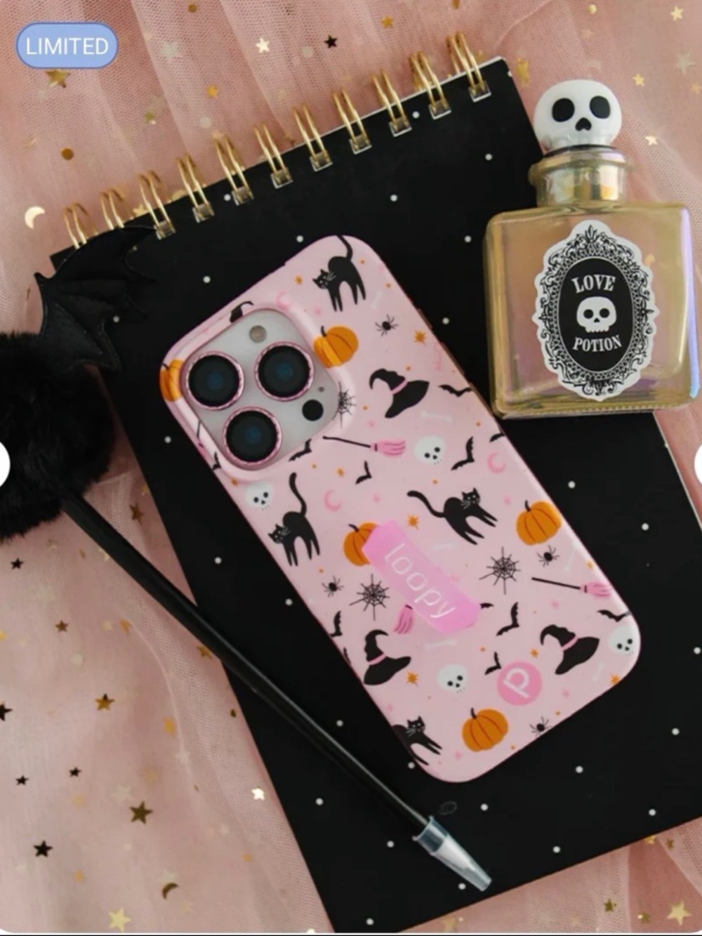 Loopy iPhone 16 Pro Max Witchy Wonder Halloween Case